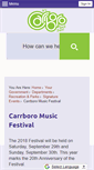Mobile Screenshot of carrboromusicfestival.com